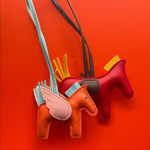 Colorful Horse-Shaped Kids Bag Charms